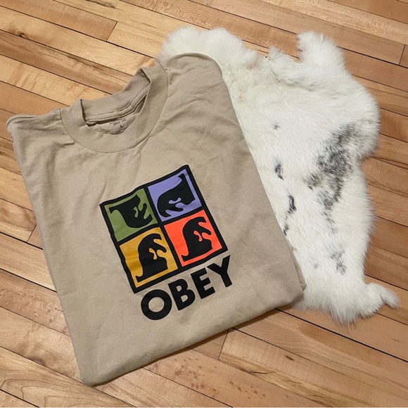 Obey Repetition Classic T-Shirt - Picture 1 of 6